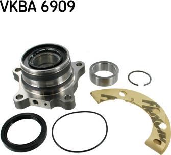 SKF VKBA 6909 - Комплект підшипника маточини колеса autozip.com.ua