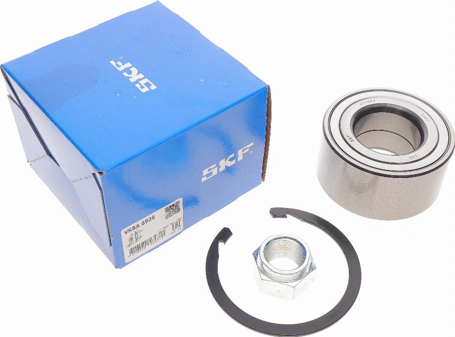 SKF VKBA 6926 - Комплект підшипника маточини колеса autozip.com.ua