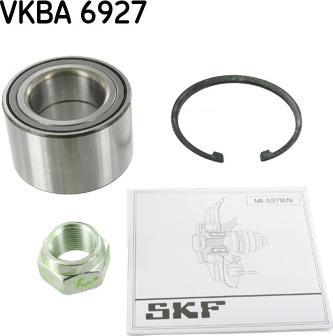 SKF VKBA 6927 - Комплект підшипника маточини колеса autozip.com.ua