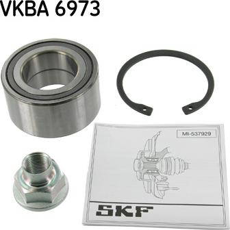 SKF VKBA 6973 - Комплект підшипника маточини колеса autozip.com.ua