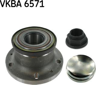 SKF VKBA 6571 - Комплект підшипника маточини колеса autozip.com.ua