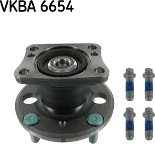 SKF VKBA 6654 - Комплект підшипника маточини колеса autozip.com.ua