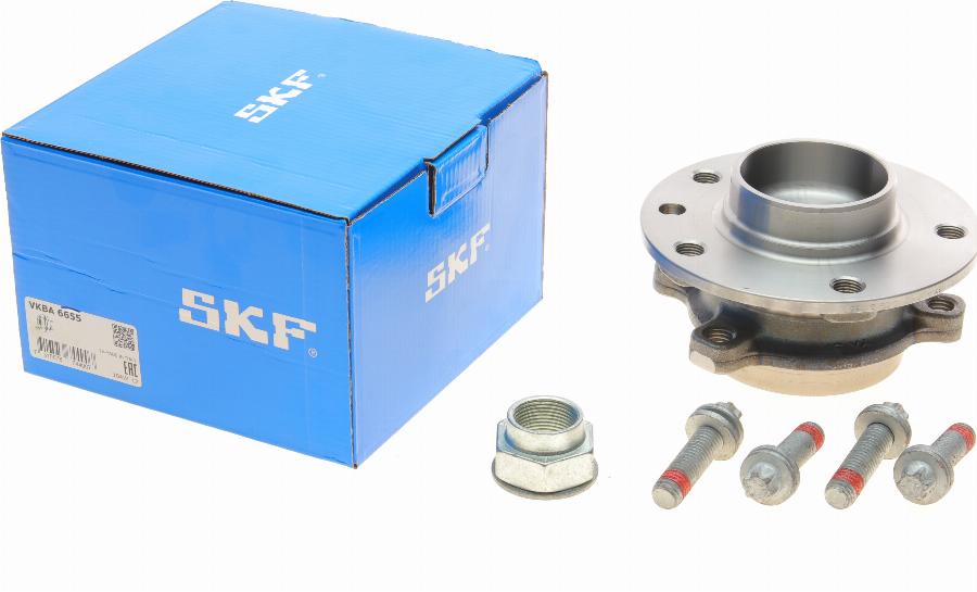 SKF VKBA 6655 - Комплект підшипника маточини колеса autozip.com.ua