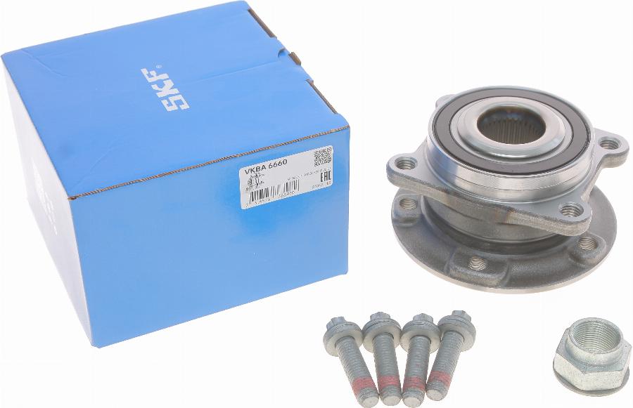 SKF VKBA 6660 - Комплект підшипника маточини колеса autozip.com.ua