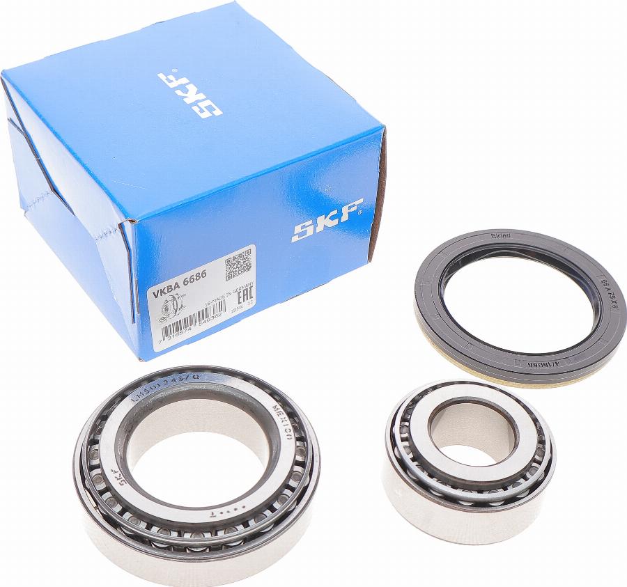 SKF VKBA 6686 - Комплект підшипника маточини колеса autozip.com.ua