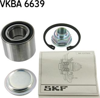 SKF VKBA 6639 - Комплект підшипника маточини колеса autozip.com.ua