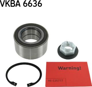 SKF VKBA 6636 - Комплект підшипника маточини колеса autozip.com.ua