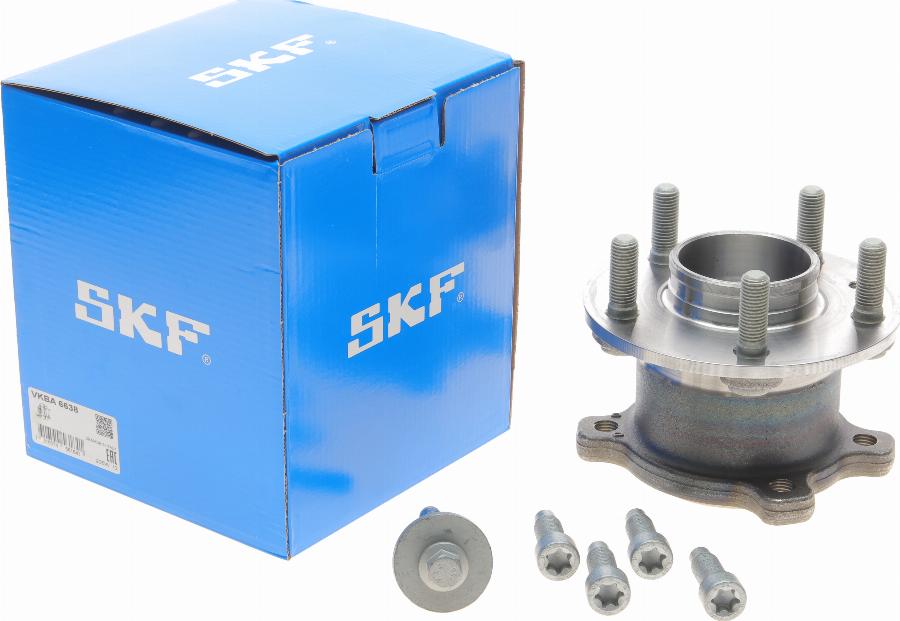 SKF VKBA 6638 - Комплект підшипника маточини колеса autozip.com.ua