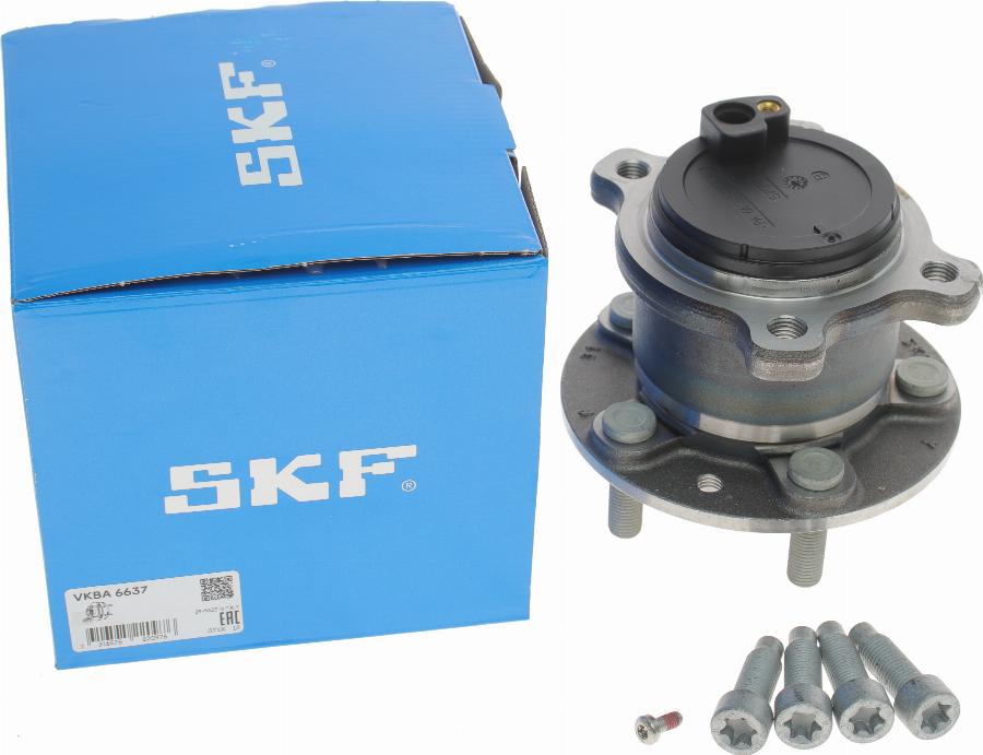 SKF VKBA 6637 - Комплект підшипника маточини колеса autozip.com.ua