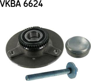 SKF VKBA 6624 - Комплект підшипника маточини колеса autozip.com.ua