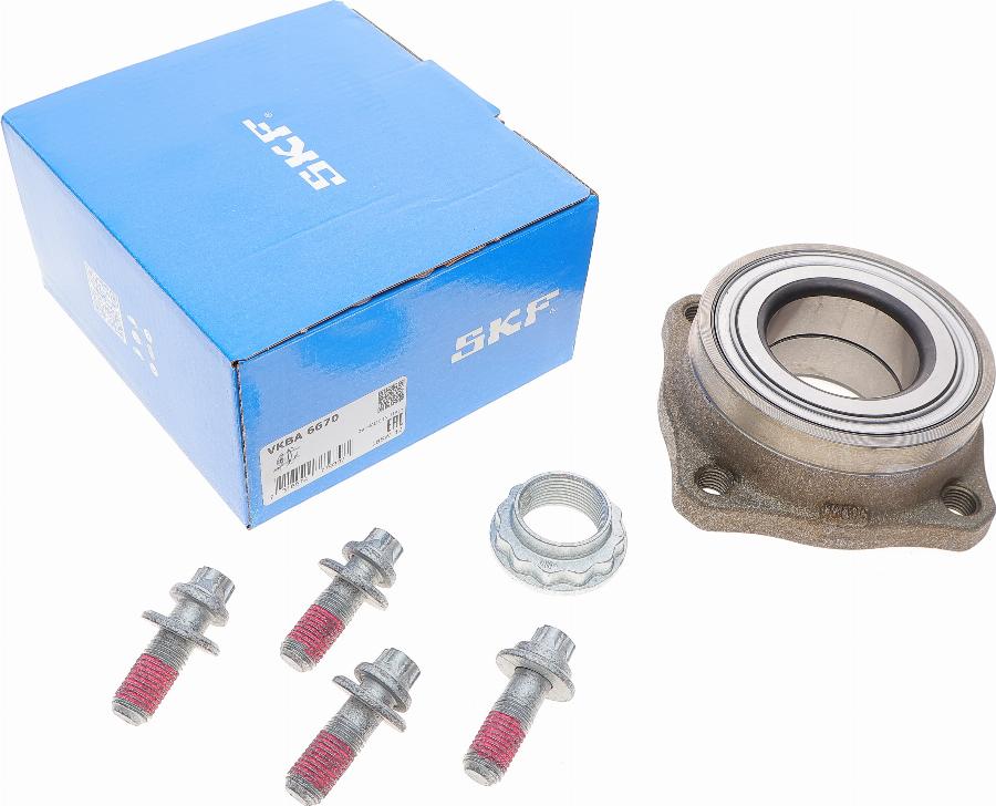 SKF VKBA 6670 - Комплект підшипника маточини колеса autozip.com.ua