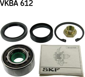 SKF VKBA 612 - Комплект підшипника маточини колеса autozip.com.ua