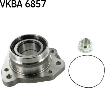 SKF VKBA 6857 - Комплект підшипника маточини колеса autozip.com.ua