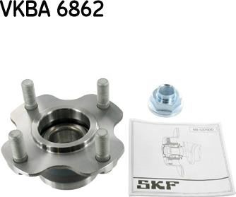 SKF VKBA 6862 - Комплект підшипника маточини колеса autozip.com.ua