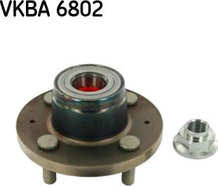 SKF VKBA 6802 - Комплект підшипника маточини колеса autozip.com.ua