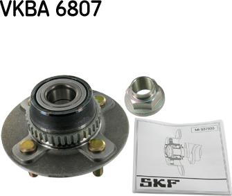 SKF VKBA 6807 - Маточина колеса autozip.com.ua