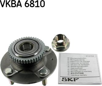 SKF VKBA 6810 - Маточина колеса autozip.com.ua