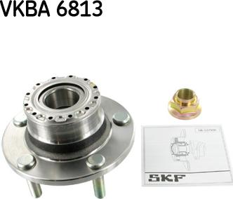 SKF VKBA 6813 - Комплект підшипника маточини колеса autozip.com.ua