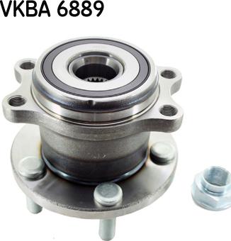 SKF VKBA 6889 - Комплект підшипника маточини колеса autozip.com.ua