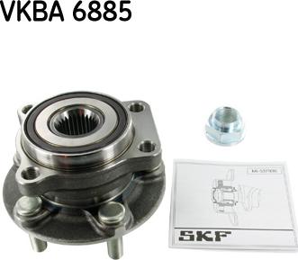 SKF VKBA 6885 - Комплект підшипника маточини колеса autozip.com.ua
