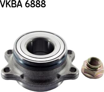 SKF VKBA 6888 - Комплект підшипника маточини колеса autozip.com.ua