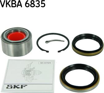 SKF VKBA 6835 - Комплект підшипника маточини колеса autozip.com.ua