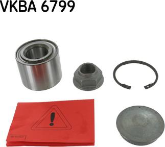 SKF VKBA 6799 - Комплект підшипника маточини колеса autozip.com.ua
