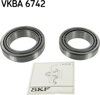 SKF VKBA 6742 - Комплект підшипника маточини колеса autozip.com.ua