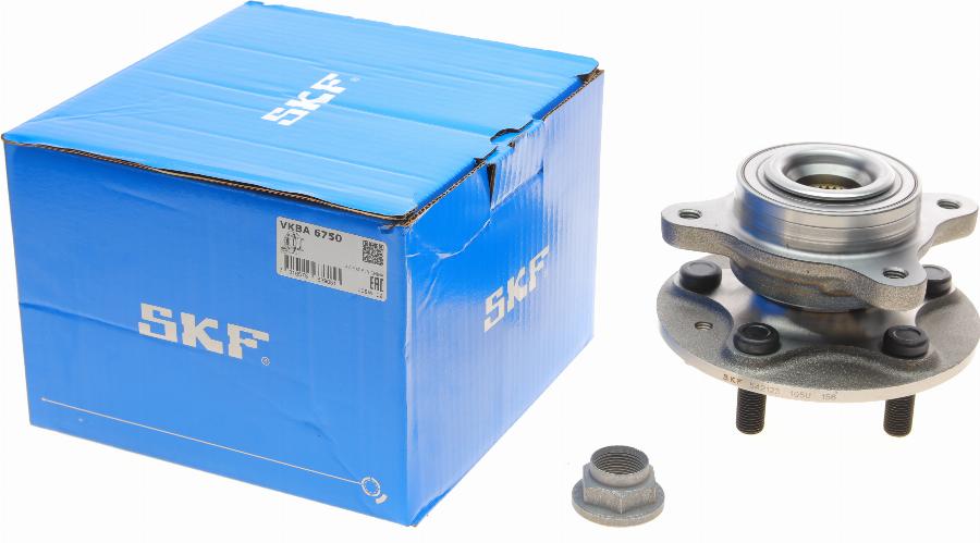 SKF VKBA 6750 - Комплект підшипника маточини колеса autozip.com.ua