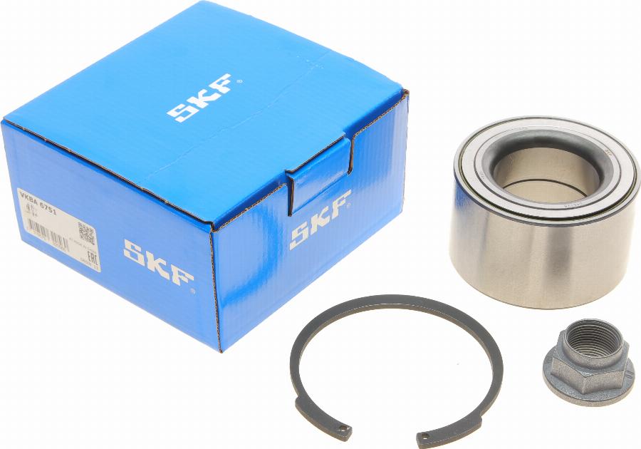 SKF VKBA 6751 - Комплект підшипника маточини колеса autozip.com.ua