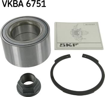 SKF VKBA 6751 - Комплект підшипника маточини колеса autozip.com.ua