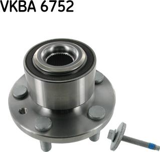 SKF VKBA 6752 - Комплект підшипника маточини колеса autozip.com.ua
