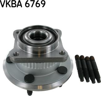 SKF VKBA 6769 - Комплект підшипника маточини колеса autozip.com.ua