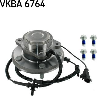 SKF VKBA 6764 - Комплект підшипника маточини колеса autozip.com.ua