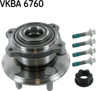 SKF VKBA 6760 - Комплект підшипника маточини колеса autozip.com.ua