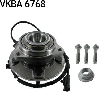 SKF VKBA 6768 - Комплект підшипника маточини колеса autozip.com.ua