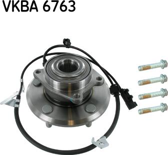 SKF VKBA 6763 - Комплект підшипника маточини колеса autozip.com.ua