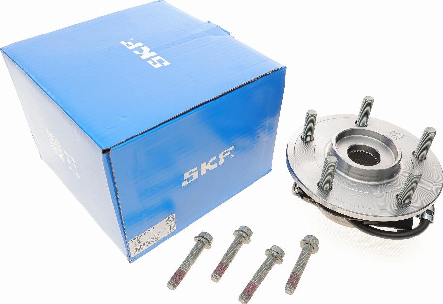 SKF VKBA 6763 - Комплект підшипника маточини колеса autozip.com.ua