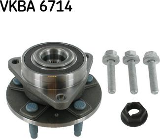 SKF VKBA 6714 - Комплект підшипника маточини колеса autozip.com.ua