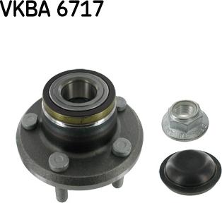 SKF VKBA 6717 - Комплект підшипника маточини колеса autozip.com.ua