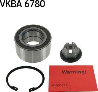 SKF VKBA 6780 - Комплект підшипника маточини колеса autozip.com.ua