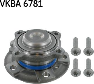 SKF VKBA 6781 - Комплект підшипника маточини колеса autozip.com.ua