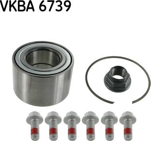 SKF VKBA 6739 - Комплект підшипника маточини колеса autozip.com.ua