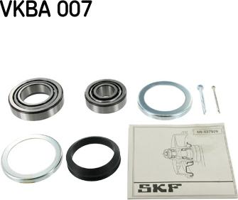 SKF VKBA 007 - Комплект підшипника маточини колеса autozip.com.ua