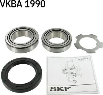 SKF VKBA 1990 - Комплект підшипника маточини колеса autozip.com.ua