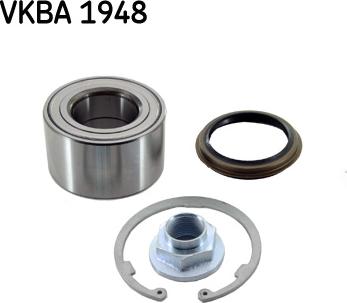 SKF VKBA 1948 - Комплект підшипника маточини колеса autozip.com.ua