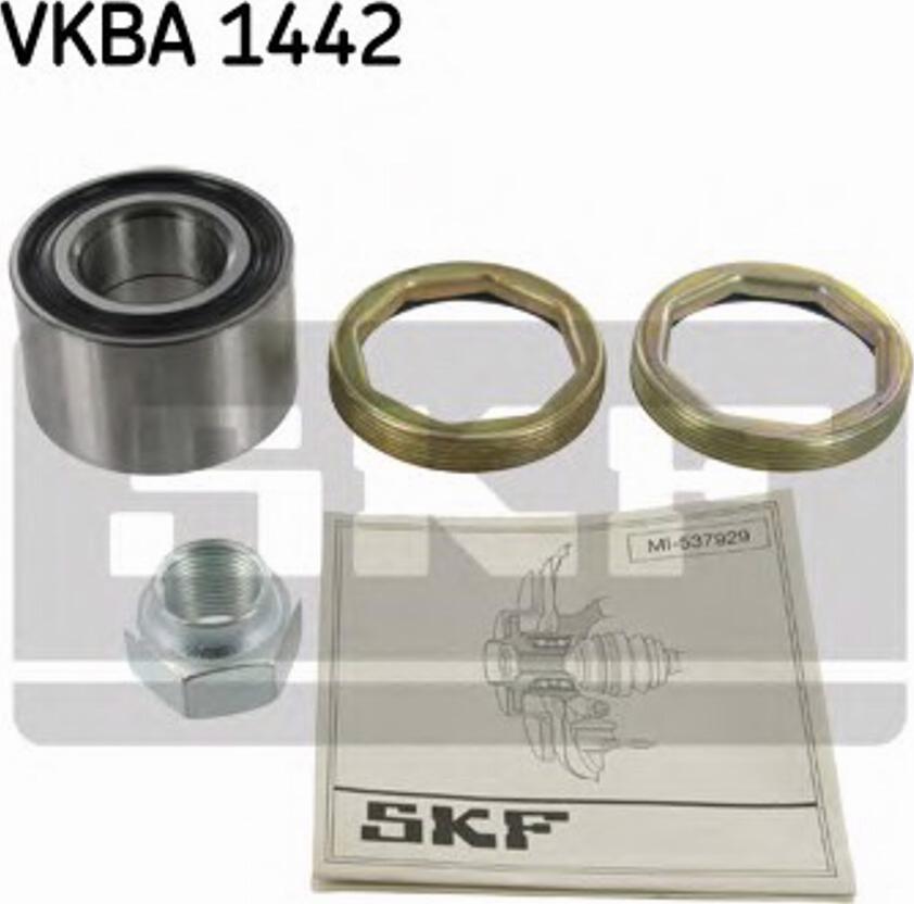 SKF VKBA 1442 - Підшипник ступиці колеса autozip.com.ua