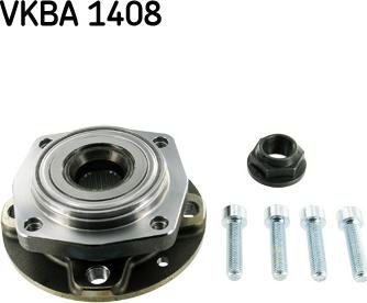 SKF VKBA 1408 - Комплект підшипника маточини колеса autozip.com.ua