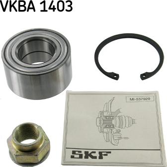 SKF VKBA 1403 - Комплект підшипника маточини колеса autozip.com.ua