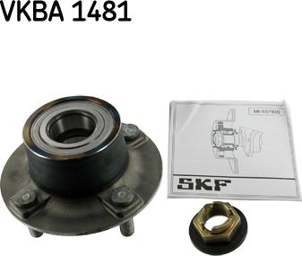 SKF VKBA 1481 - Комплект підшипника маточини колеса autozip.com.ua